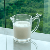 Leiteira de Cristal Bird 250ml - Ela Decora